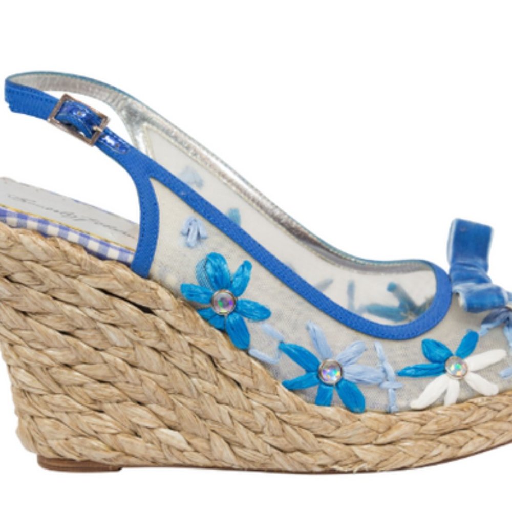 Beverly Feldman Blue heels